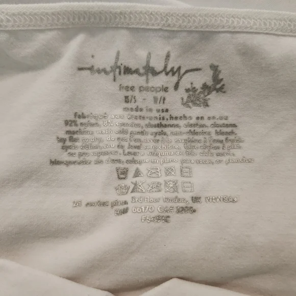 Free People White Crop Top - Picture 4 of 7